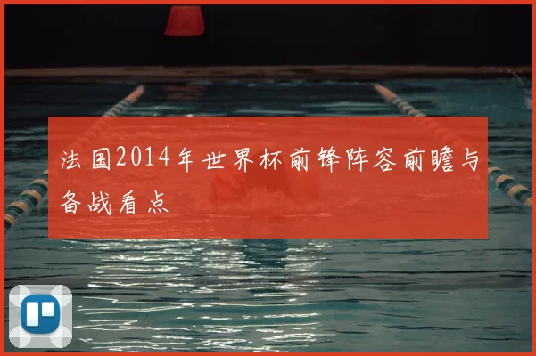 法国2014年世界杯前锋阵容前瞻与备战看点