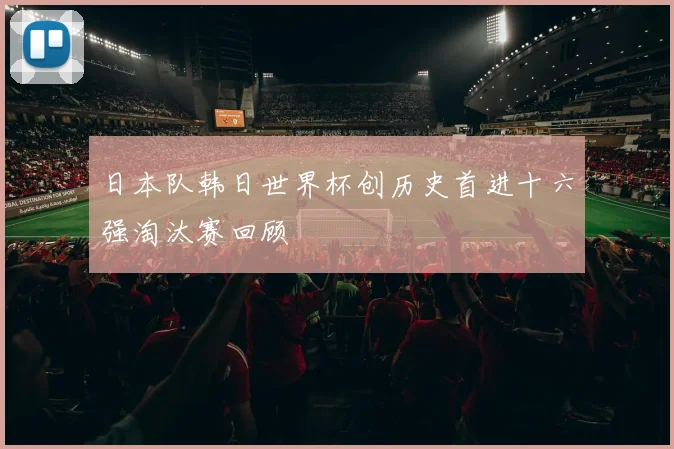 日本队韩日世界杯创历史首进十六强淘汰赛回顾