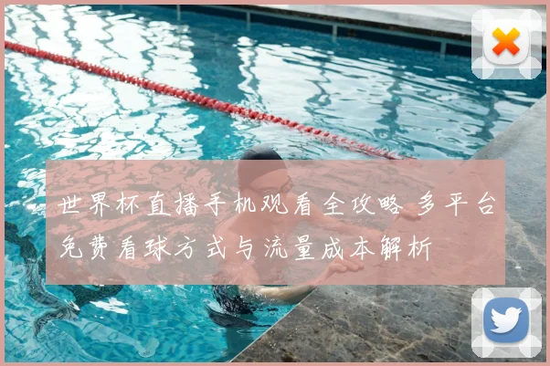 世界杯直播手机观看全攻略 多平台免费看球方式与流量成本解析